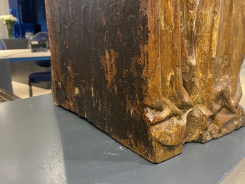 Un groupe en bois dor&eacute; et polychrom&eacute; repr&eacute;sentant 'La Circoncision', Flandres, 16&egrave;me